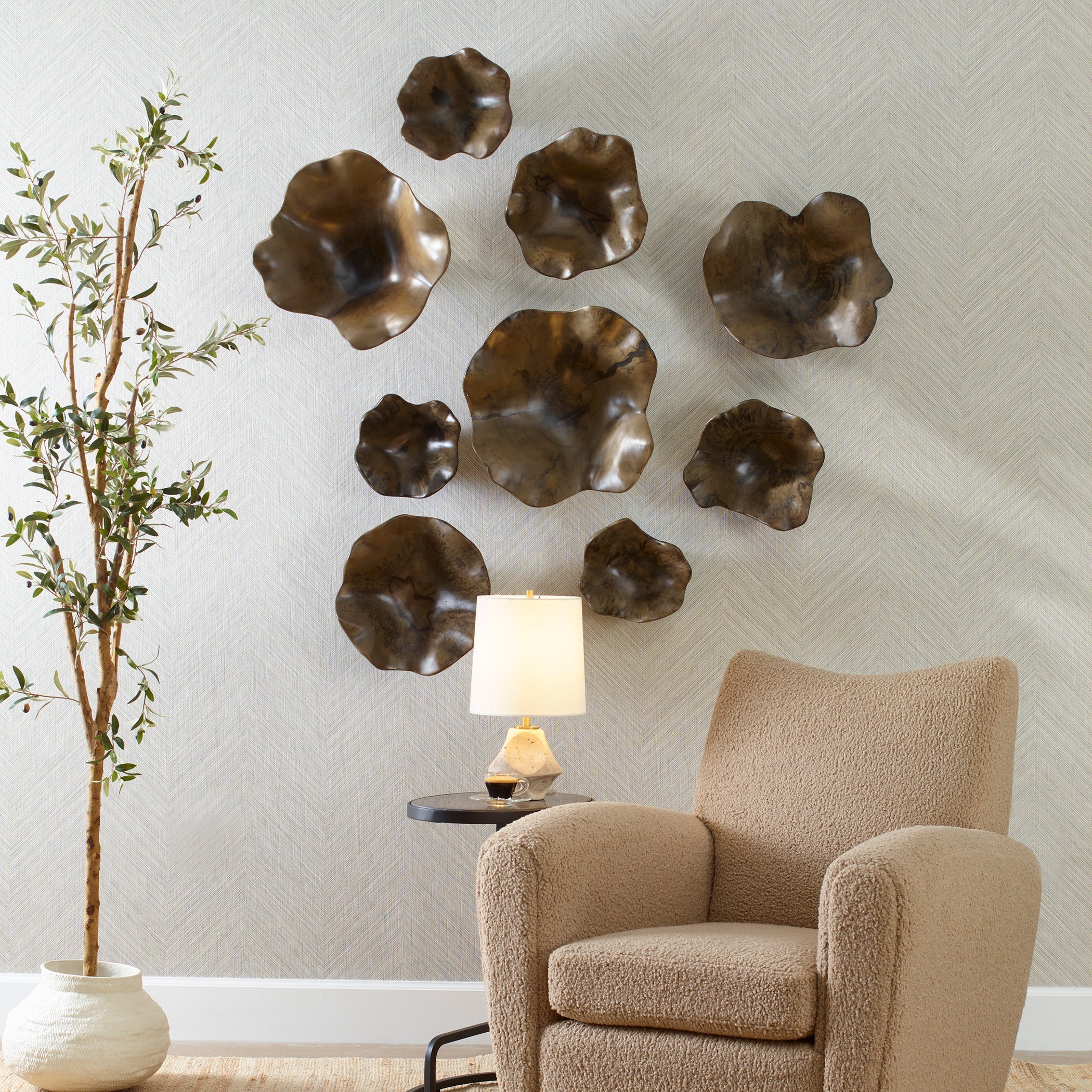 Uttermost Home Decor Uttermost Two Wood Wall Décor In Mocha, S/3