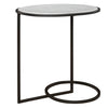 Uttermost Furniture Uttermost Twofold White Marble Accent Table
