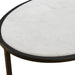 Uttermost Furniture Uttermost Twofold White Marble Accent Table