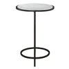 Uttermost Furniture Uttermost Twofold White Marble Accent Table