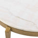 Uttermost Furniture Uttermost Tylan Round Marble Coffee Table