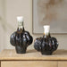Uttermost Uttermost Umbrian White & Brown Gourd Vases Set/2