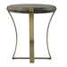 Uttermost Home Uttermost Unite Brass Leg Wood Side Table