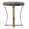 Uttermost Home Uttermost Unite Brass Leg Wood Side Table