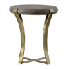 Uttermost Home Uttermost Unite Brass Leg Wood Side Table