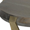 Uttermost Home Uttermost Unite Brass Leg Wood Side Table
