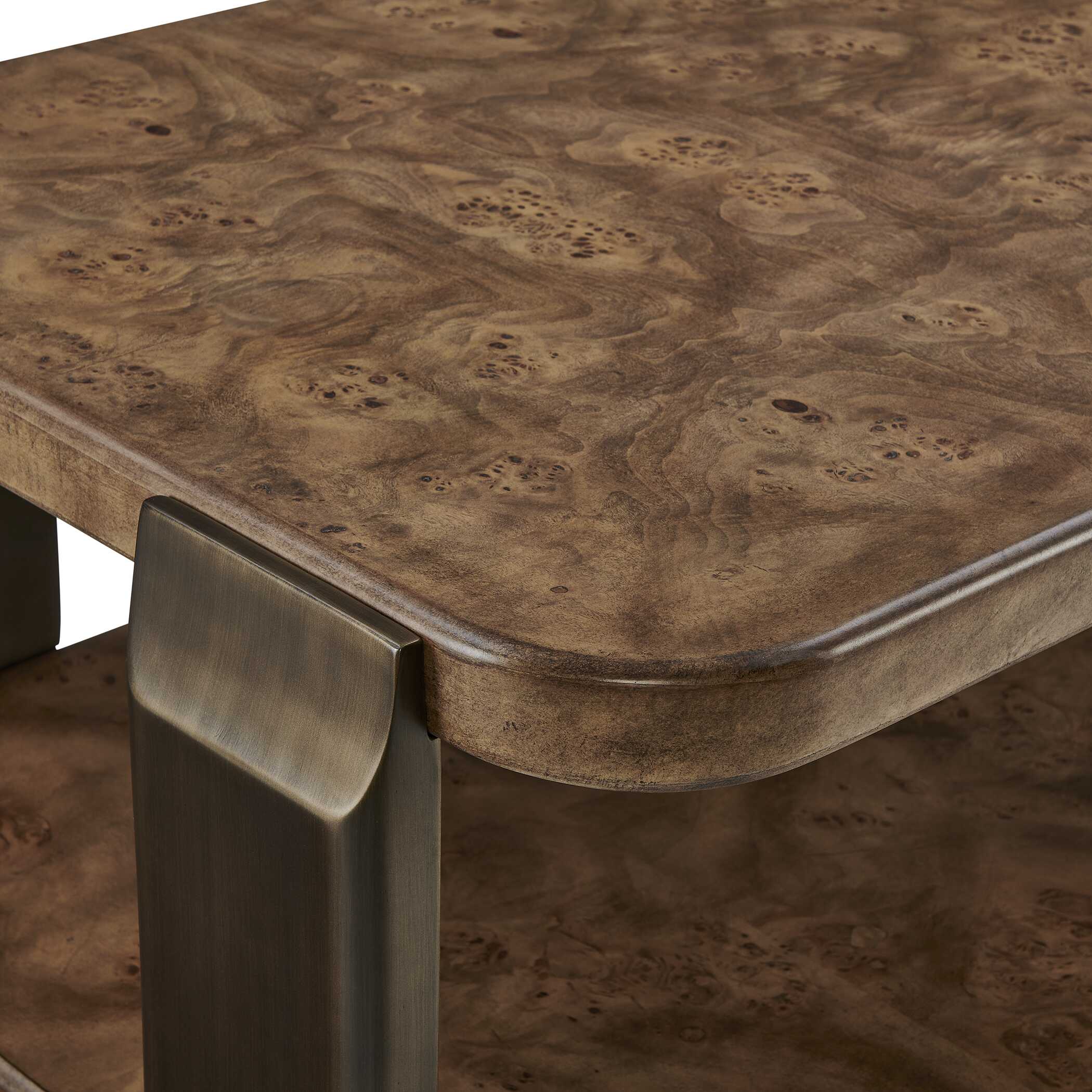 Uttermost Furniture Uttermost Vance Mappa Burl Coffee Table