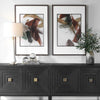 Uttermost Home Decor Uttermost Velocity Framed Abstract Prints, S/2