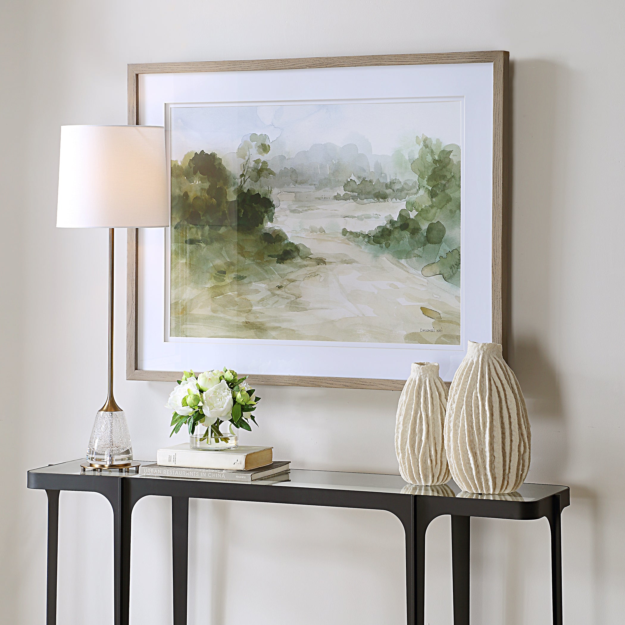 Uttermost Home Decor Oversize - Rate to be Quoted Uttermost Verdant Watercolor Landscape Print
