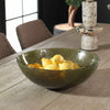 Uttermost Uttermost Veridian Shimmer Earthy Glass Bowl