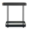 Uttermost Furniture Uttermost Vesper Black Iron Bar Cart