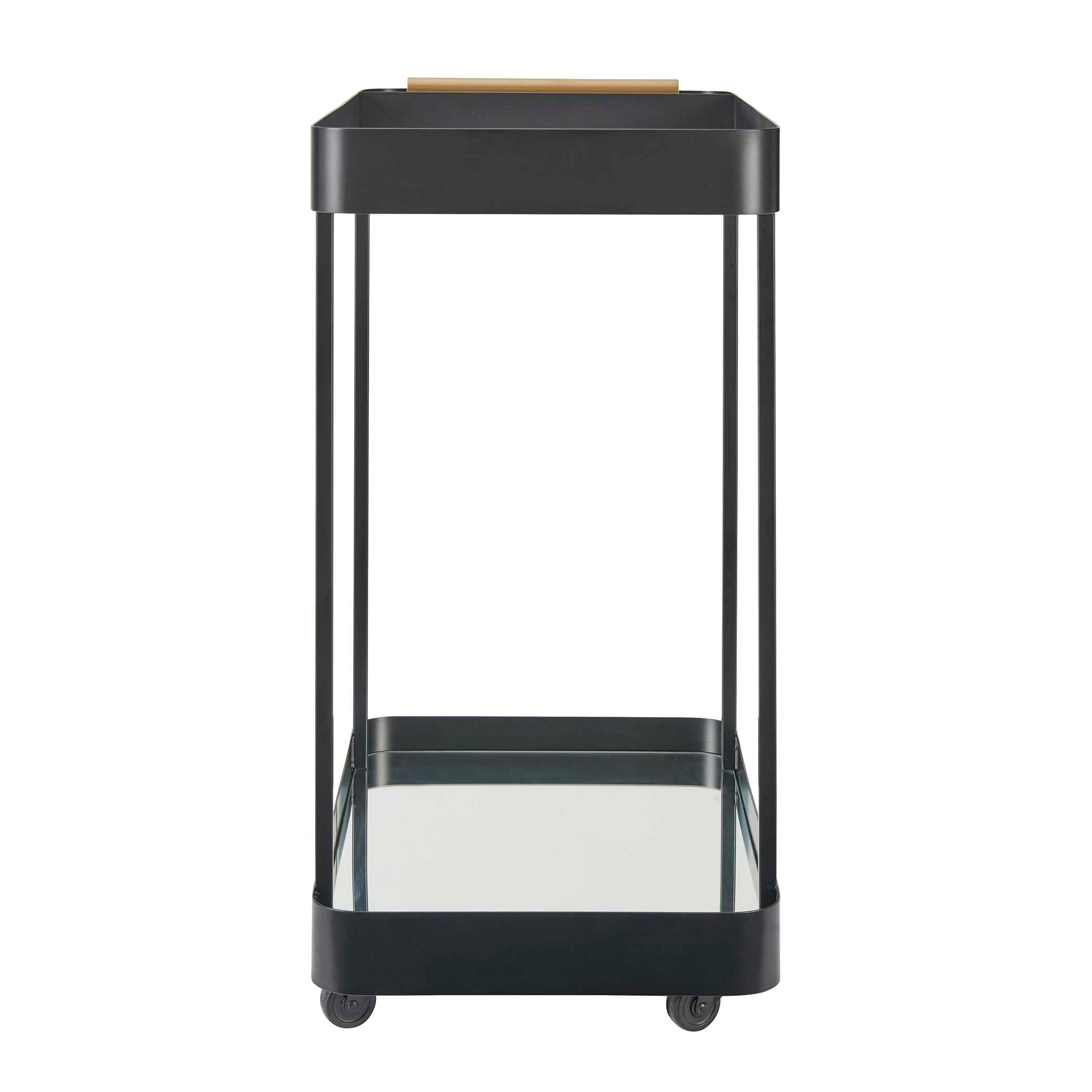 Uttermost Furniture Uttermost Vesper Black Iron Bar Cart