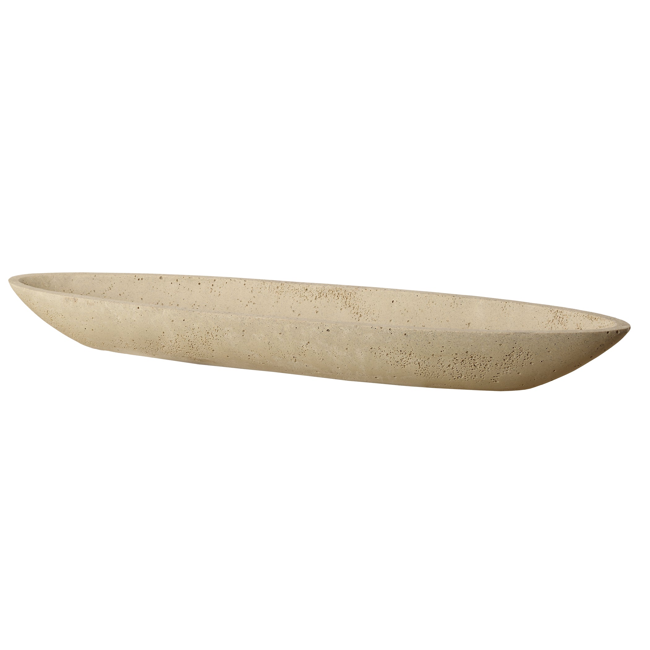 Uttermost Home Decor Uttermost Vessel Cast Ivory Canoe Bowl