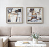 Uttermost Home Decor Oversize - Rate to be Quoted Uttermost Vetrina Framed Abstract Prints Set/2