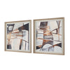 Uttermost Home Decor Oversize - Rate to be Quoted Uttermost Vetrina Framed Abstract Prints Set/2