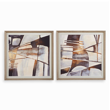 Uttermost Home Decor Oversize - Rate to be Quoted Uttermost Vetrina Framed Abstract Prints Set/2