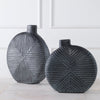 Uttermost Home Decor Uttermost Viewpoint Aged Black Vases, Set/2