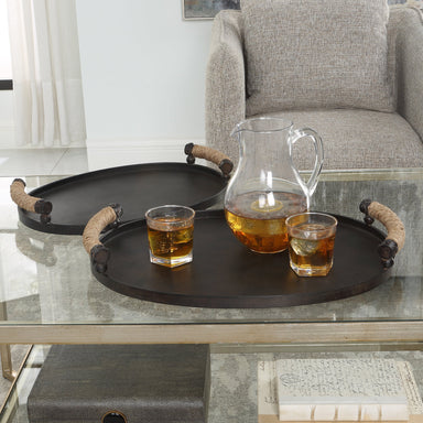 Uttermost Home Decor Uttermost Viggo Bronze Trays, Set/2
