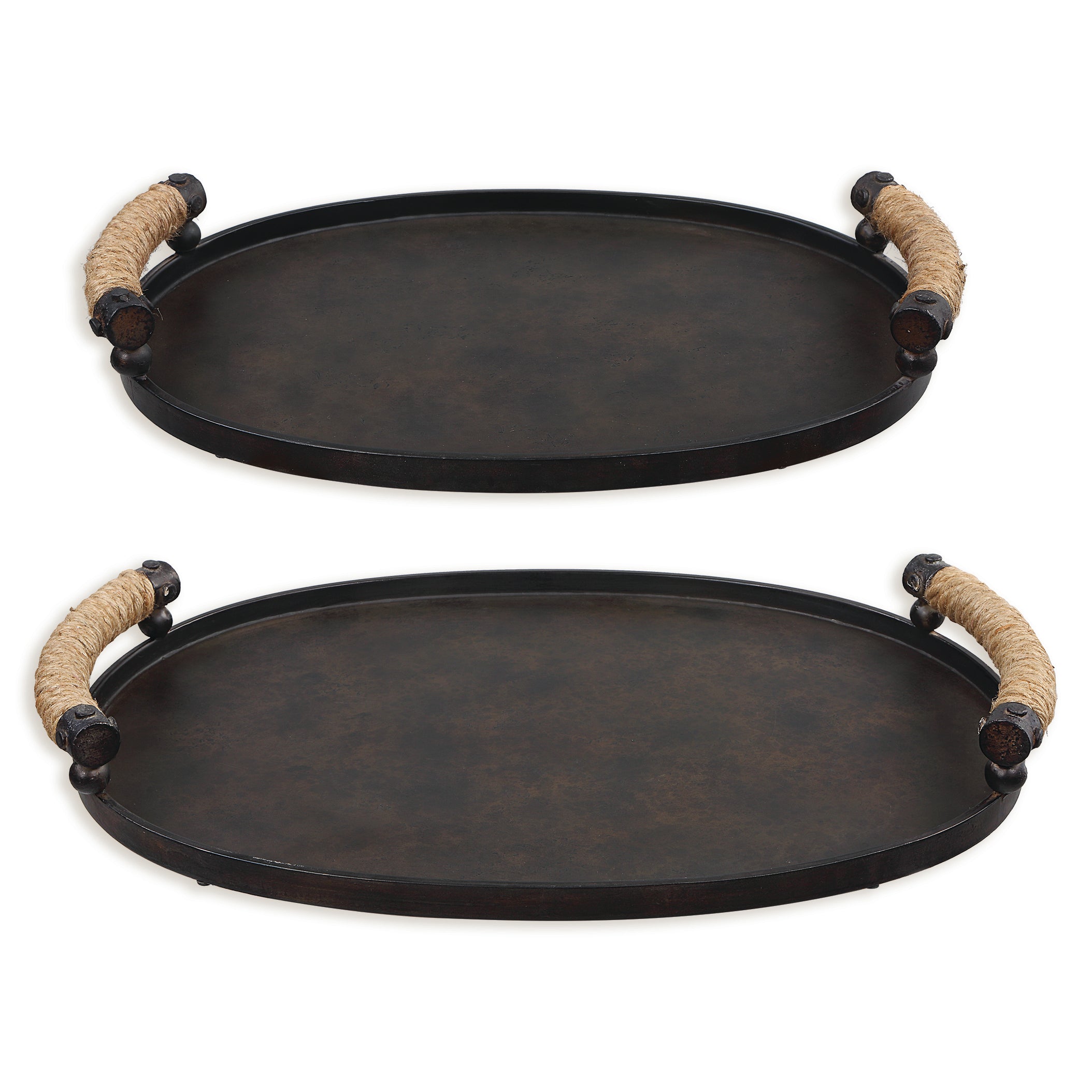 Uttermost Home Decor Uttermost Viggo Bronze Trays, Set/2