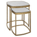 Uttermost Home Uttermost Vista Gold Nesting Tables, Set Of 2
