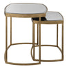 Uttermost Home Uttermost Vista Gold Nesting Tables, Set Of 2