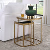 Uttermost Home Uttermost Vista Gold Nesting Tables, Set Of 2