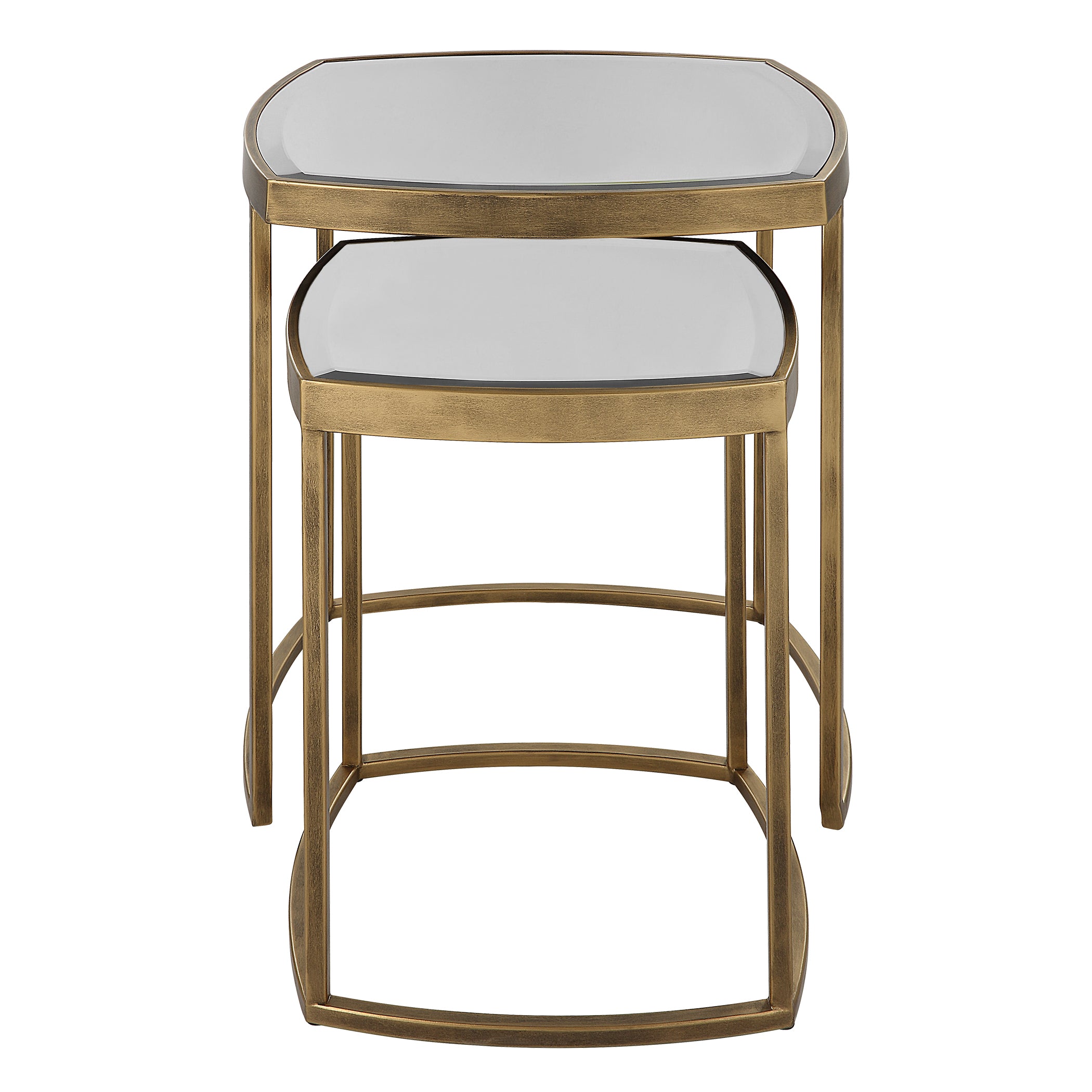 Uttermost Home Uttermost Vista Gold Nesting Tables, Set Of 2
