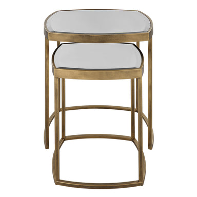 Uttermost Home Uttermost Vista Gold Nesting Tables, Set Of 2