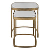 Uttermost Home Uttermost Vista Gold Nesting Tables, Set Of 2