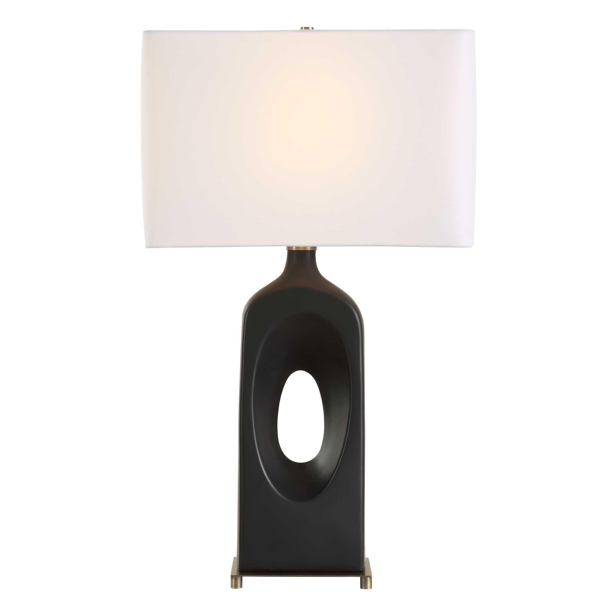 Uttermost Uttermost Void Matte Black Table Lamp