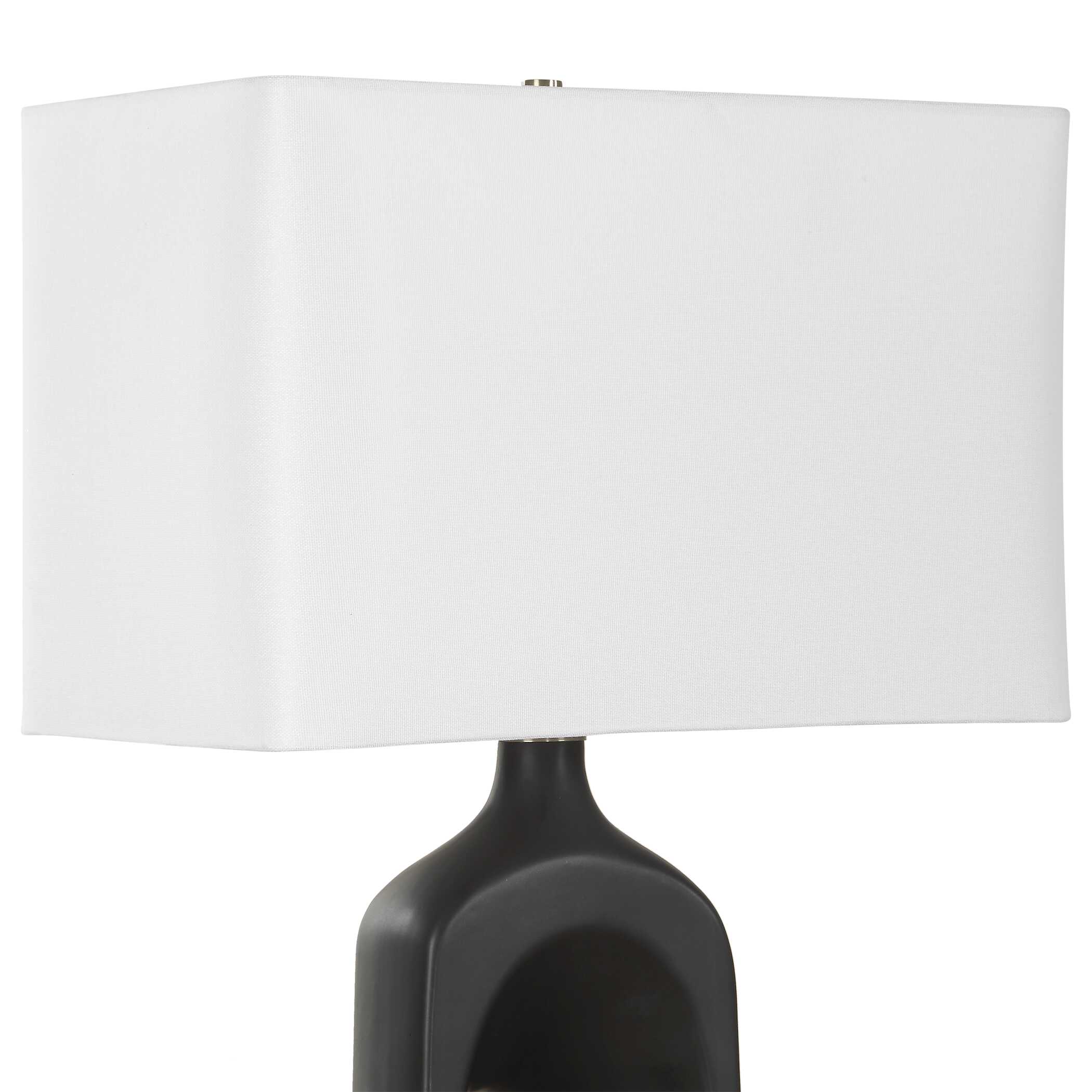 Uttermost Uttermost Void Matte Black Table Lamp