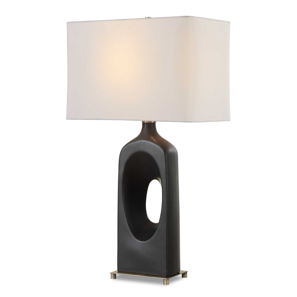 Uttermost Uttermost Void Matte Black Table Lamp