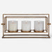 Uttermost Home Decor Uttermost Wenman Gold Triple Candleholder