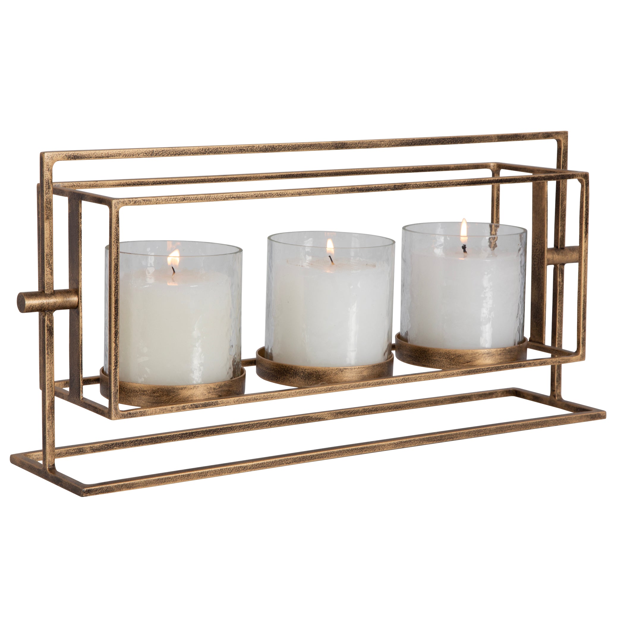 Uttermost Home Decor Uttermost Wenman Gold Triple Candleholder