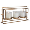 Uttermost Home Decor Uttermost Wenman Gold Triple Candleholder