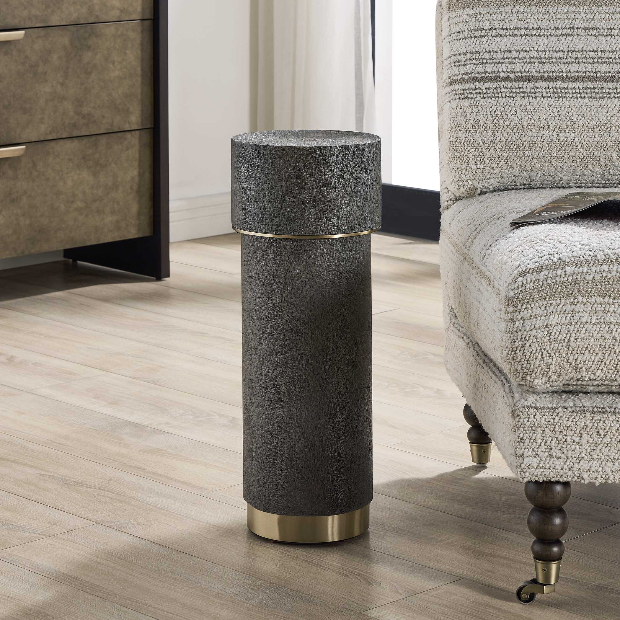 Uttermost Uttermost Wessex Charcoal Drink Table