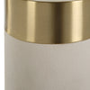 Uttermost Home Uttermost Wessex White Pillar Candleholders Set Of 2