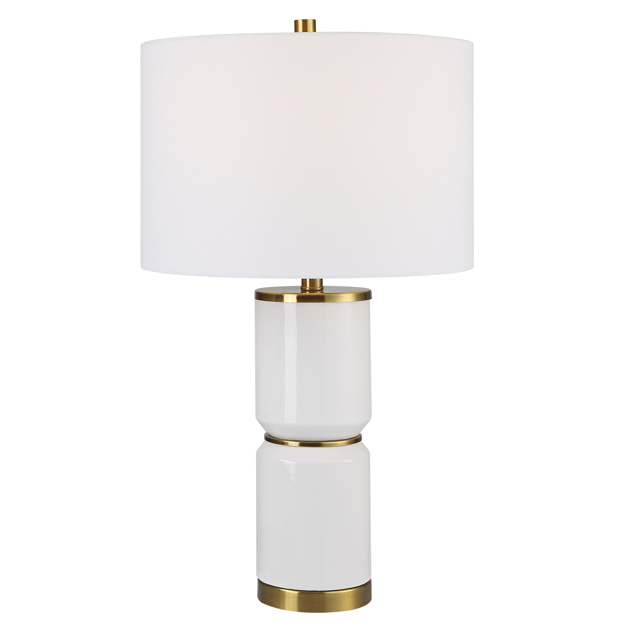 Uttermost Home Decor Uttermost White Gloss Table Lamp