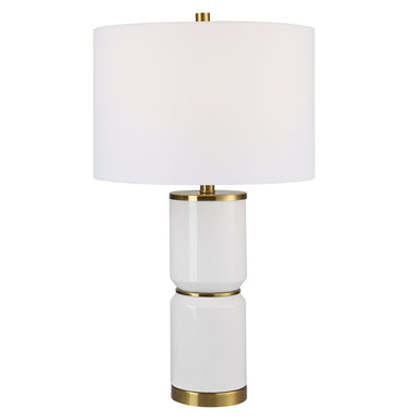 Uttermost Home Decor Uttermost White Gloss Table Lamp