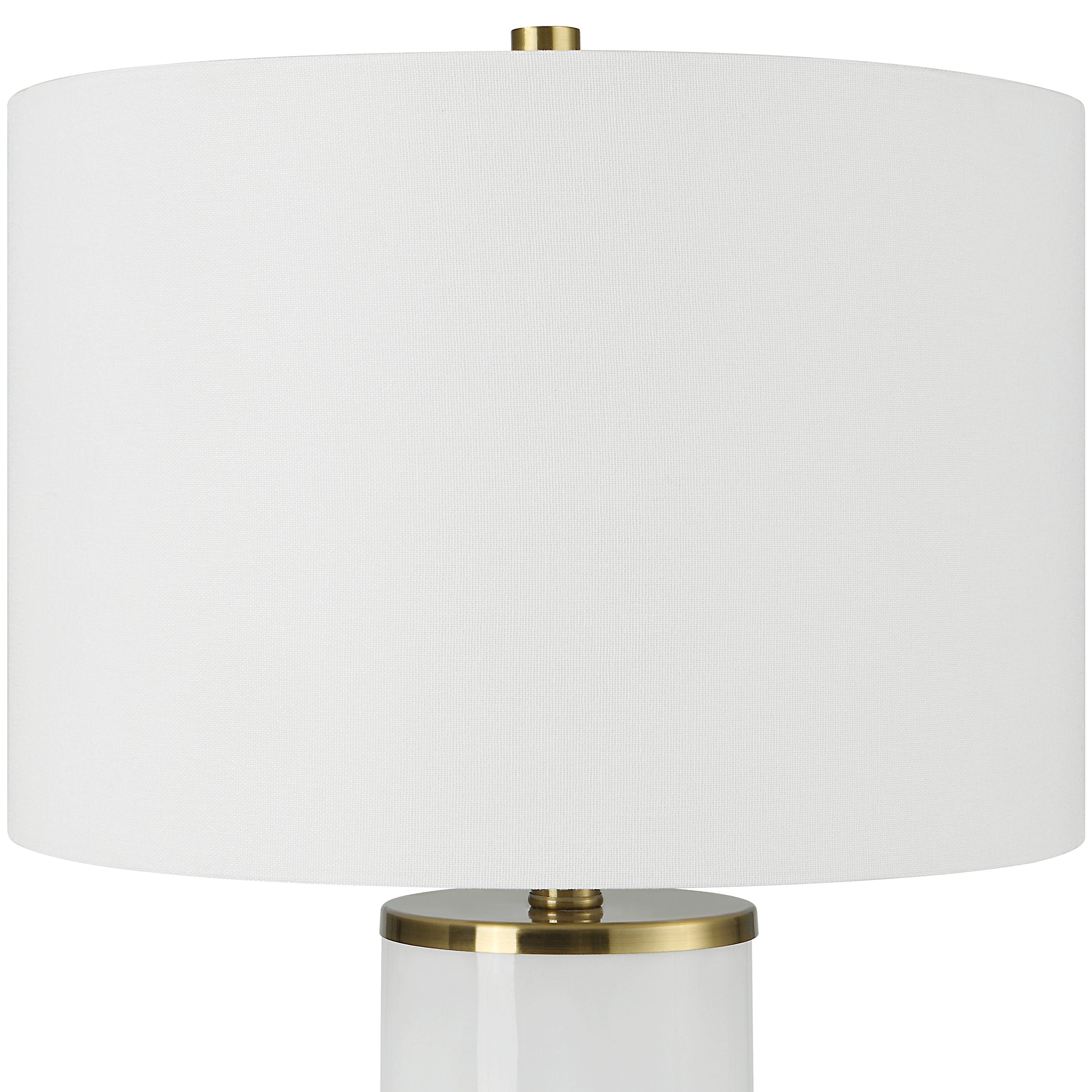 Uttermost Home Decor Uttermost White Gloss Table Lamp