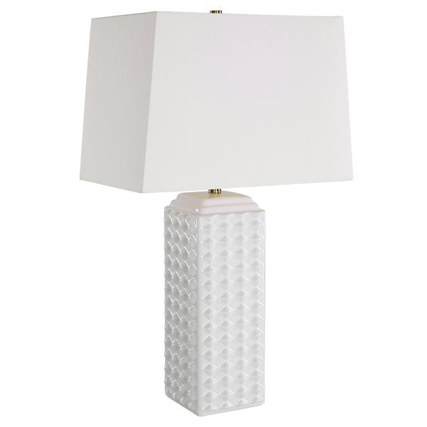 Uttermost Home Decor Uttermost White Knob Table Lamp