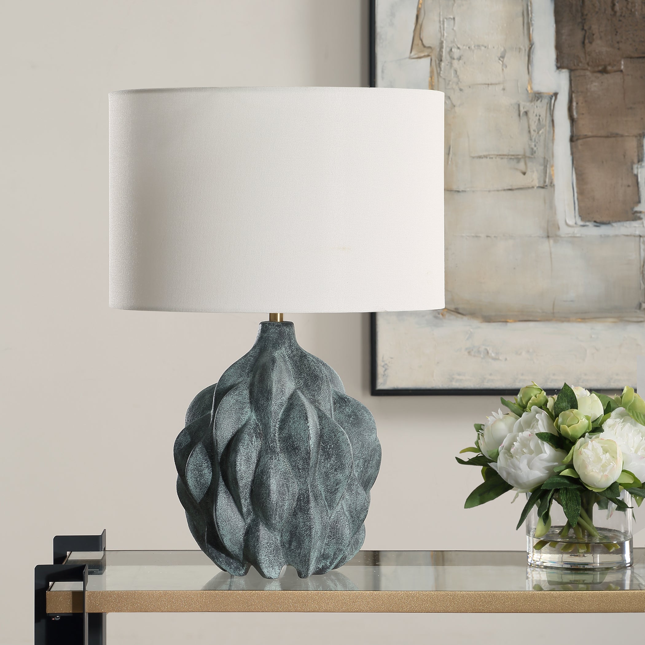 Uttermost Lighting Uttermost Whitecap Ceramic Table Lamp