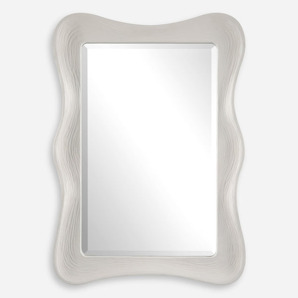 Uttermost Home Decor Uttermost Whitehaven Wavy Rectangle Mirror