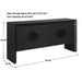 Uttermost Furniture Uttermost Williams Black 4 Door Cabinet