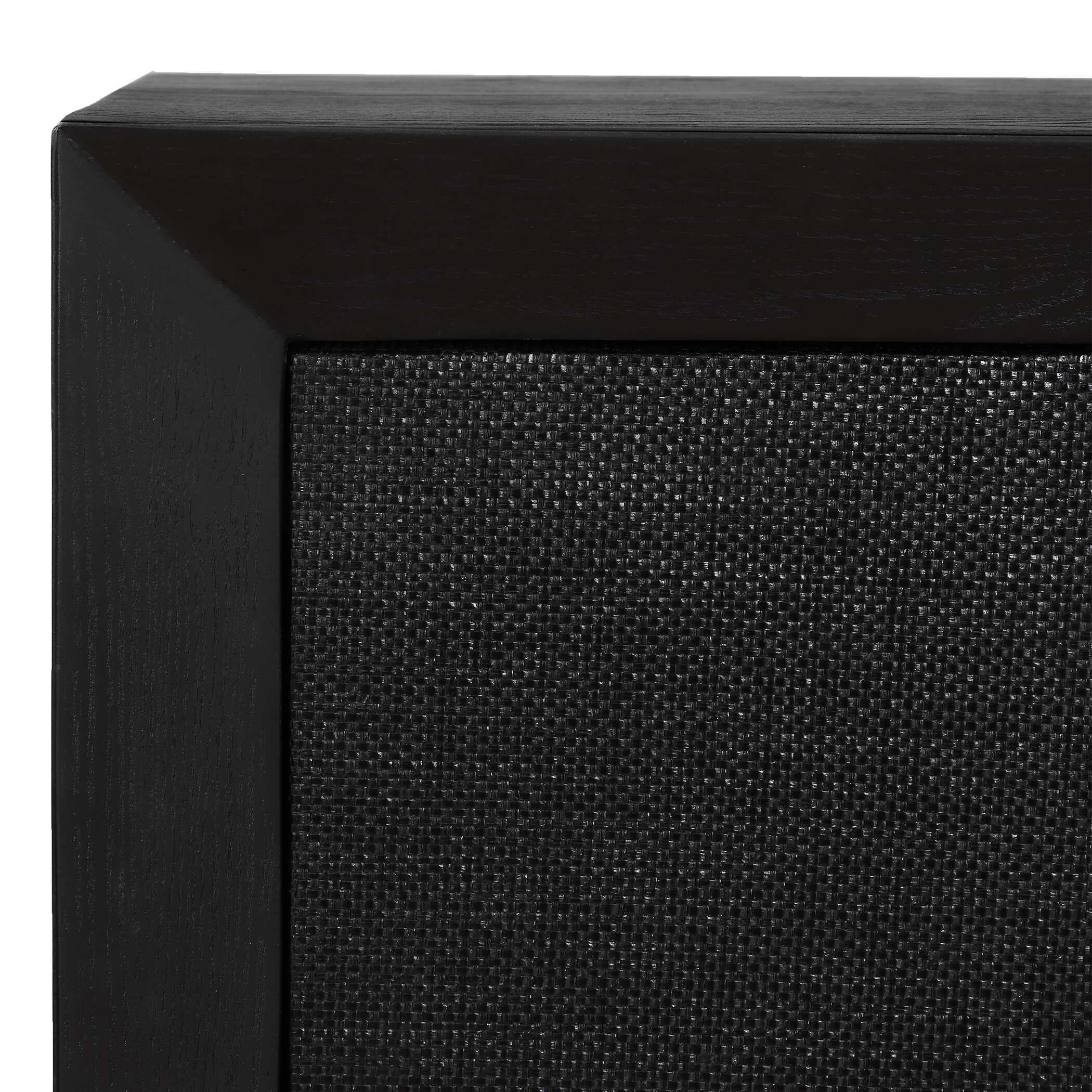 Uttermost Furniture Uttermost Williams Black 4 Door Cabinet