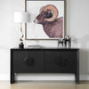 Uttermost Furniture Uttermost Williams Black 4 Door Cabinet