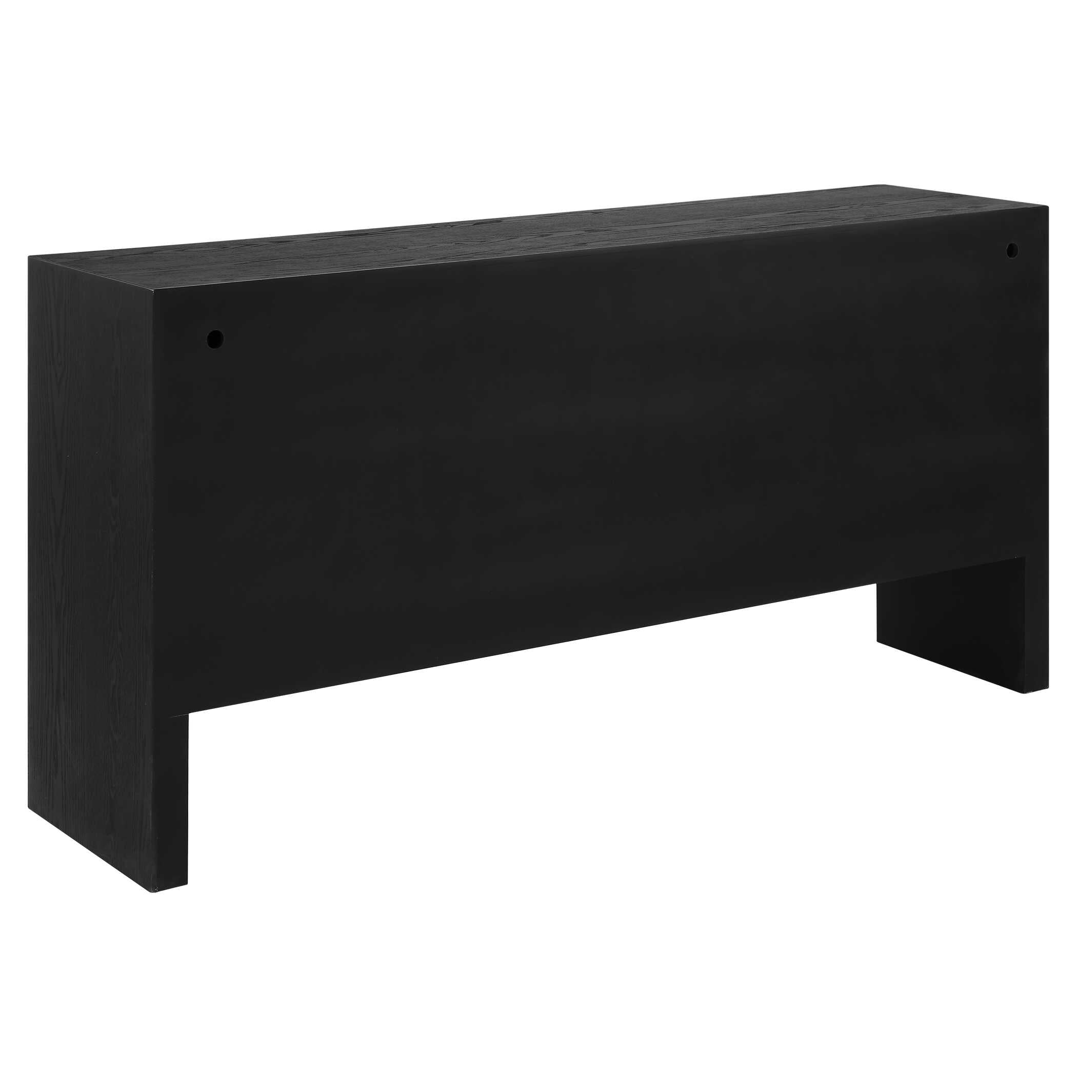 Uttermost Furniture Uttermost Williams Black 4 Door Cabinet