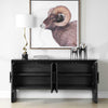 Uttermost Furniture Uttermost Williams Black 4 Door Cabinet