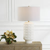 Uttermost Home Uttermost Window Pane White Table Lamp