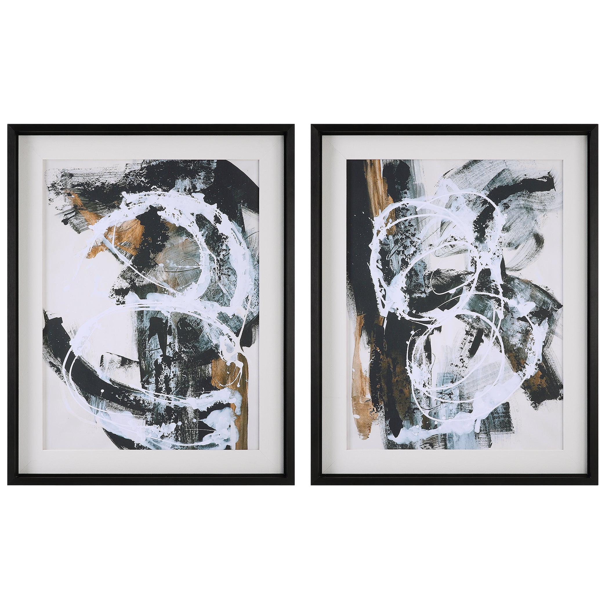 Uttermost Home Decor Uttermost Winterland Abstract Prints, Set/2